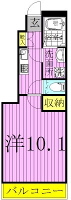 Grand Confort　～グランコンフォート～ 103号室 間取り