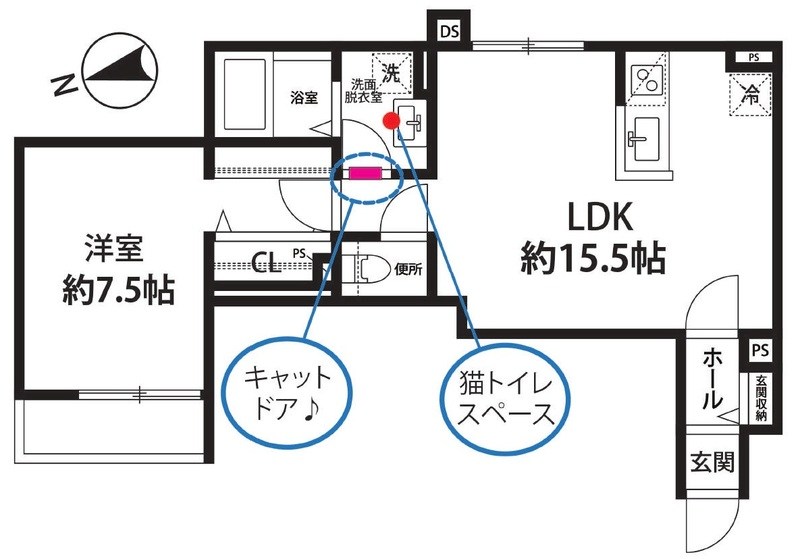 ヴュ　ド　フェリス 間取り図