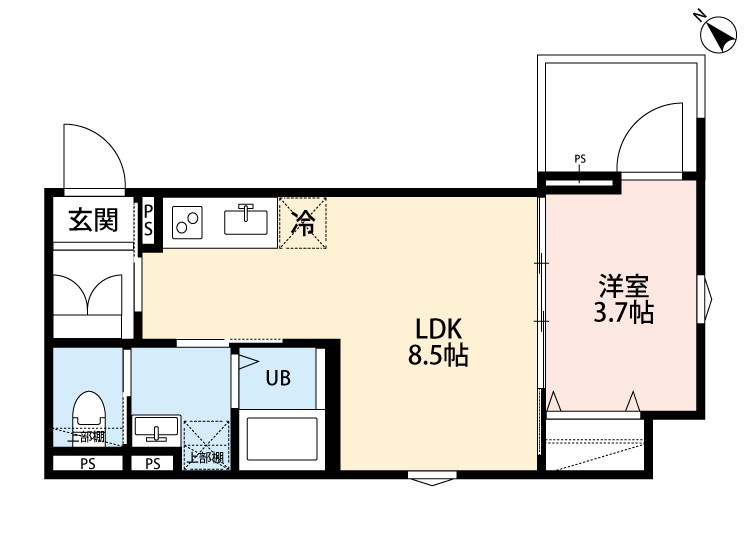 リュクスシティー鎌ヶ谷 間取り