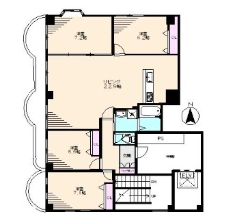 竹ノ塚保木間二丁目ビル 間取り図