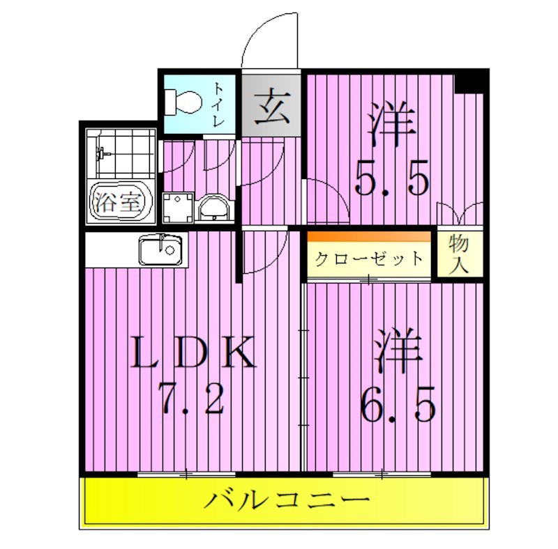 メゾンカドリーユ 間取り図