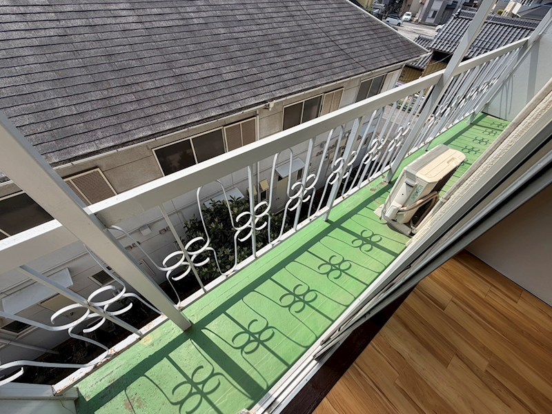 ヤマサイコーポ4号棟 ベランダ