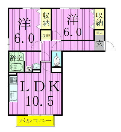 ドリームハイツＢ 間取り