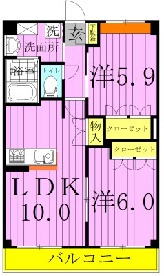 クレアトゥール　エスト 間取り