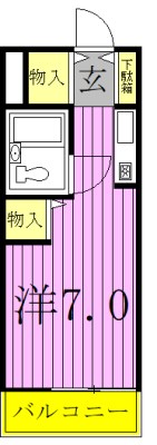 トップ西新井第2 間取り図