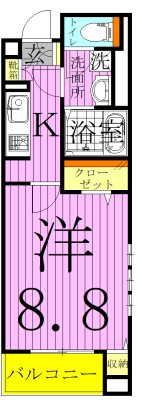 リュー・セレノ 間取り図