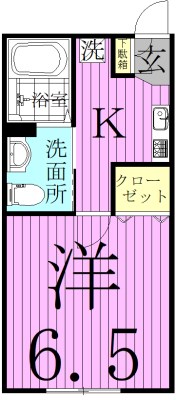 メゾンアレンヌ 101号室 間取り