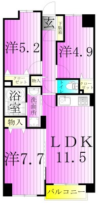 U COURT 西新井 間取り図