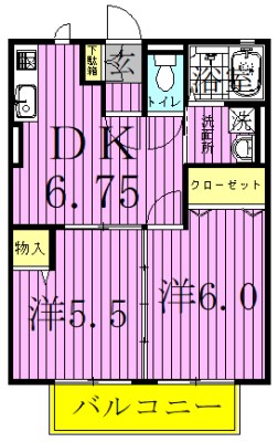 ヴィラ　ラフィーネ 間取り図