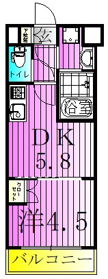 メイクス西新井大師 間取り図