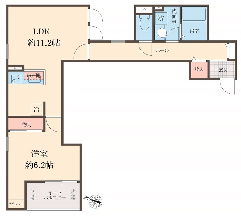 スマイル　K 間取り図