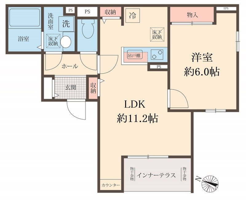 スマイル　K 間取り図