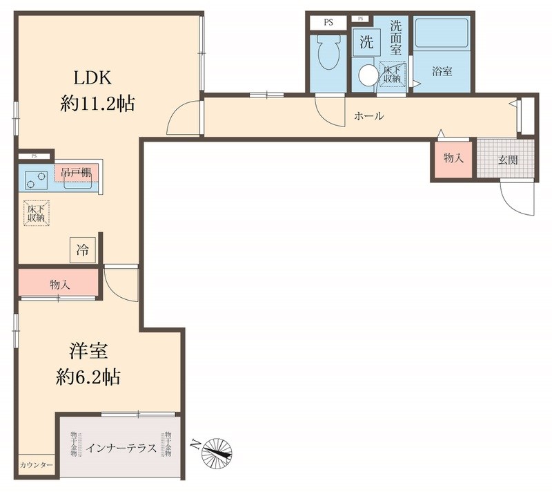 スマイル　K 間取り図