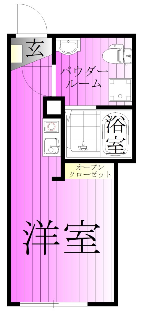 亀有新築(仮) 間取り図