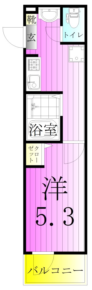 ブラン堀切菖蒲園 間取り図