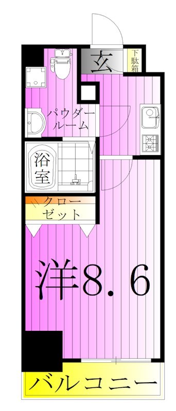 プレール・ドゥーク西新井Ⅲ 間取り図