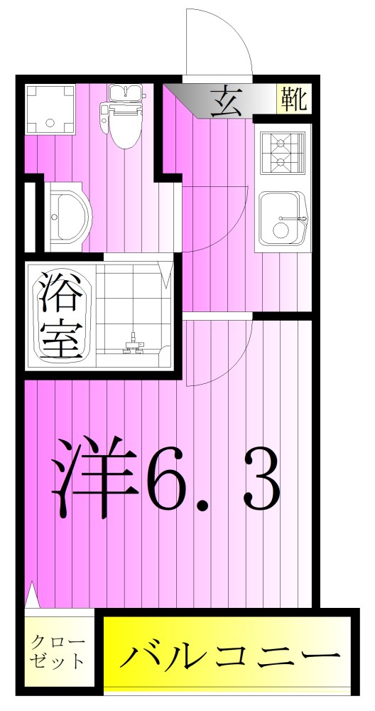 robot home　お花茶屋A 間取り図