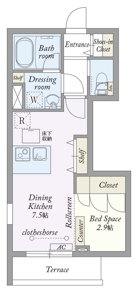 My Style vintage 南流山Ⅰ 間取り