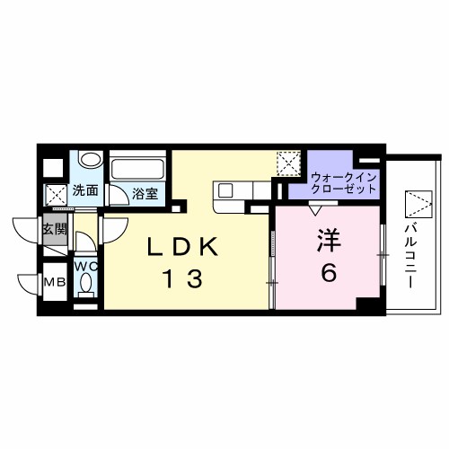 Ｙ&rsquo;ｓ　ＳＴＡＴＥ　天王台 602号室 間取り