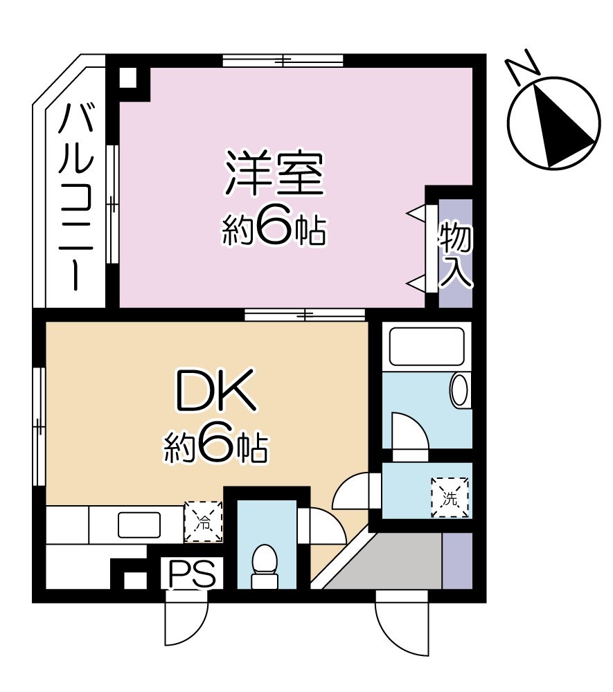 レジデンス福島 間取り図
