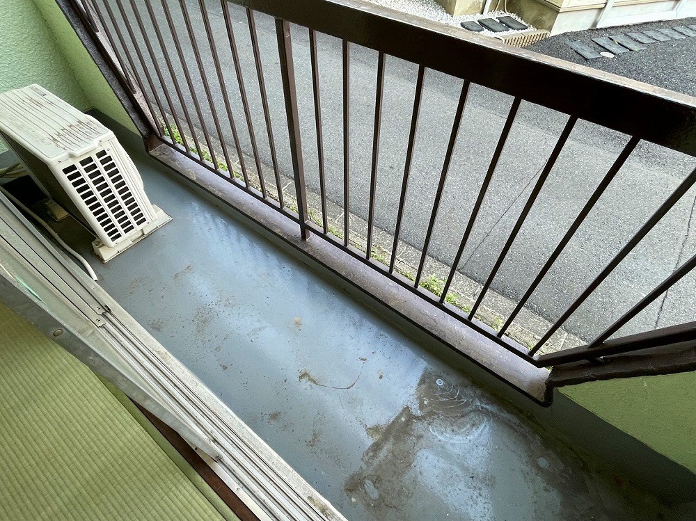 上原コーポ ベランダ