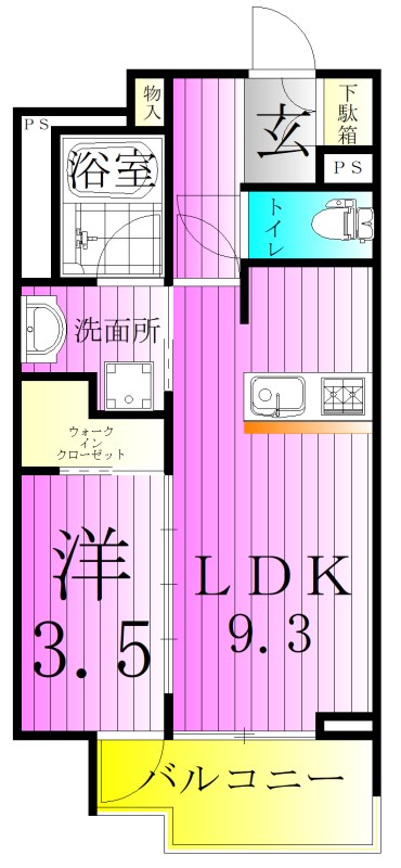 イニシア北千住レジデンス 間取り図
