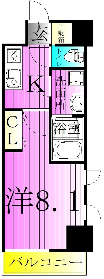 LEXE綾瀬 間取り図