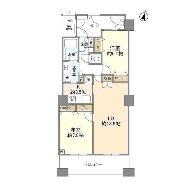 ヴィナシス金町タワーレジデンス 間取り図