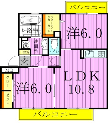 ＲＳＡ２ 間取り図