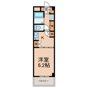 カーサベルデ 312号室 間取り