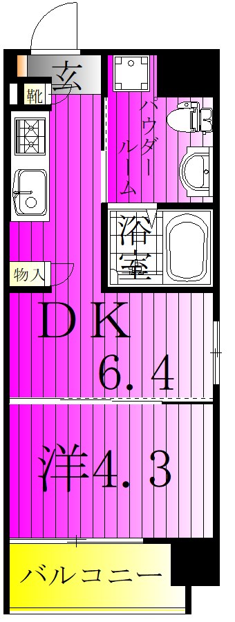 ベルシード綾瀬ｄｕｅ＃Ｒ 間取り図