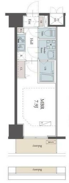 ラグゼナ松戸 503号室 間取り