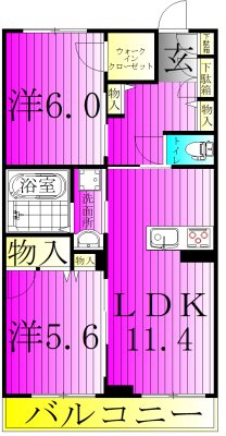 Grandy Villa Central Park Ⅰ 間取り