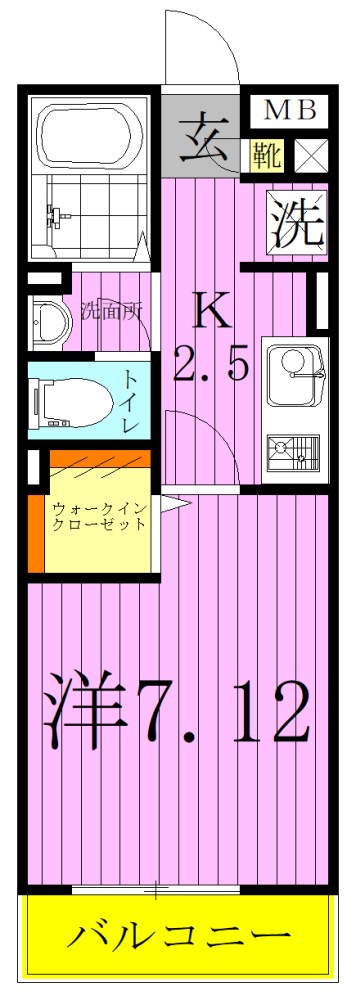アクシス・ウィル２ 間取り図