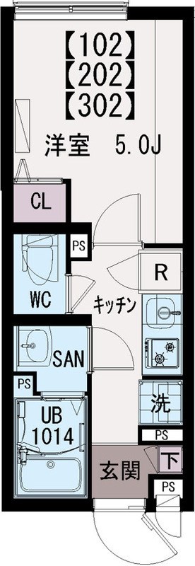 イクシオ東尾久 間取り図