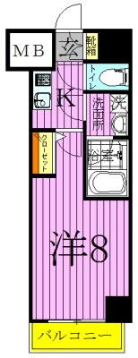 ベルグレードＳＫ  間取り図