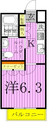 セジョリ北千住 間取り図