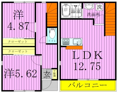 オーナーズガーデン青井　C棟 間取り図