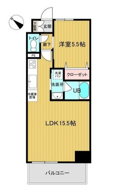 Luce　Ⅶ 301号室 間取り