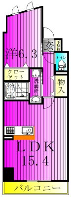 Luce　Ⅶ 間取り