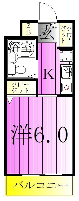 スカイコート金町第４ 間取り図