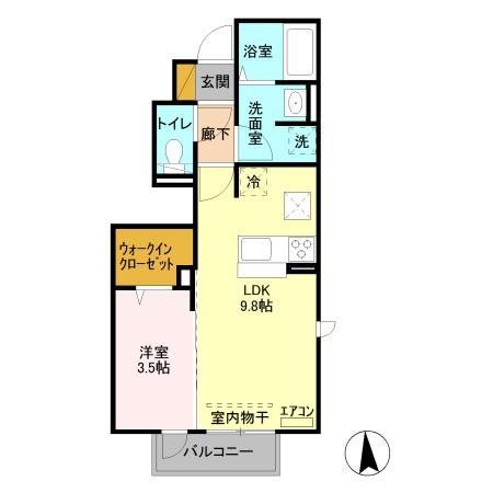 サンルミエールＣ  間取り