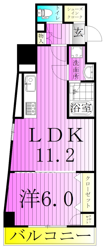MAXIV竹ノ塚 間取り図