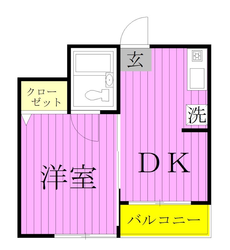 サンライフ千住緑町 間取り図