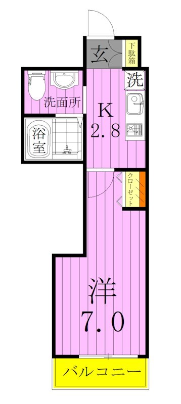 朱雀楼　東京 間取り図