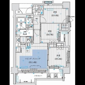 レーヴリーズ西新井 間取り図