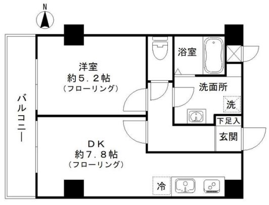 ベルメゾンエス 間取り図