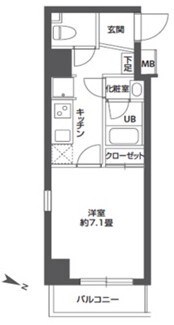 ニューシティアパートメンツ南千住 間取り図
