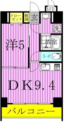 アンティニティ　アヤセ 間取り図