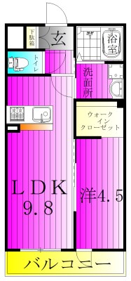 ヴィラージュK 202号室 間取り